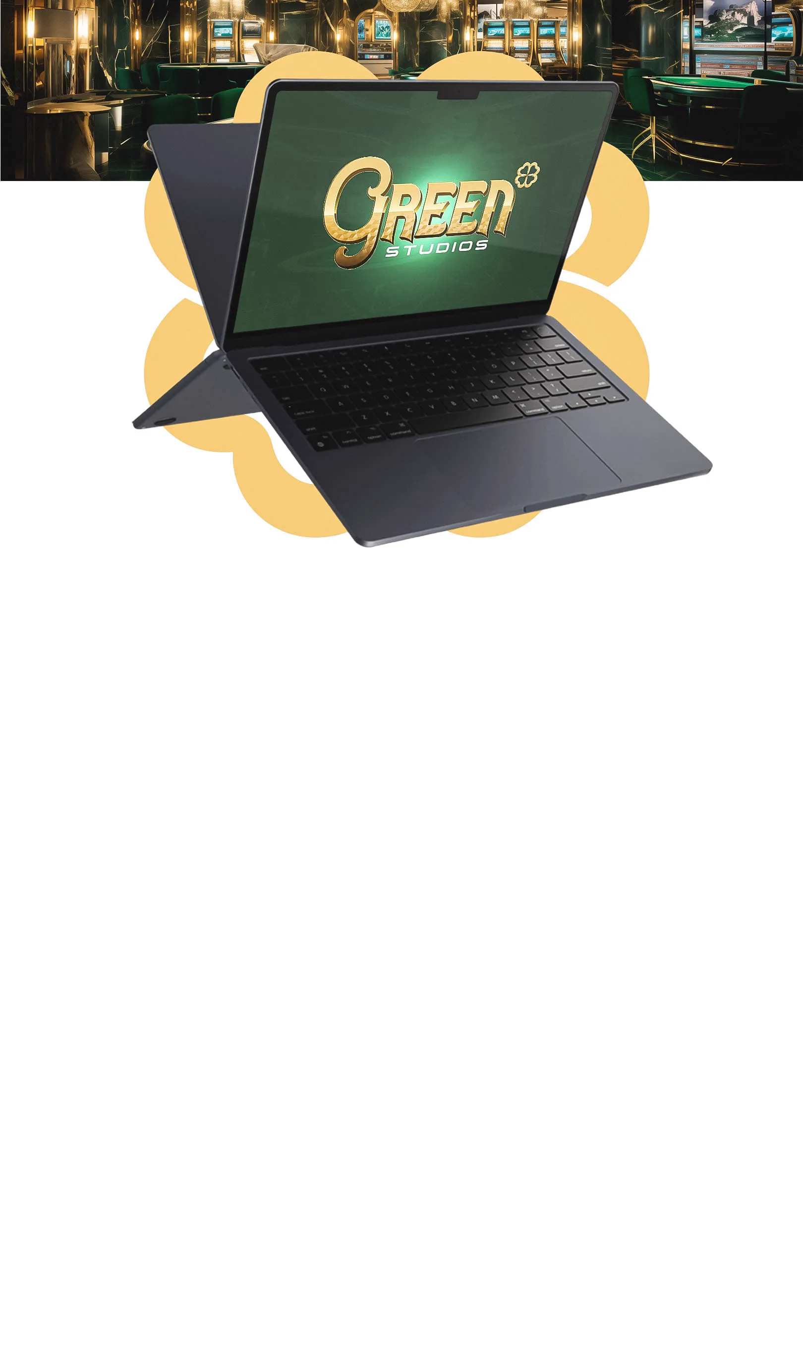 Notebook exibindo o jogo da Green Studios